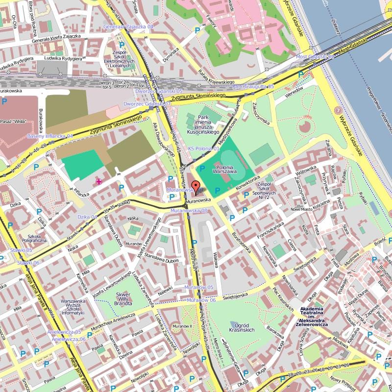 Карта Старый город Варшава Польша
