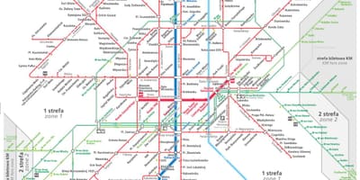 Варшава транспортную карту