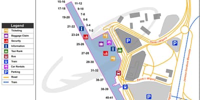 Варшава карта терминал