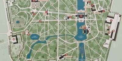 Парк лазенки в Варшаве карте